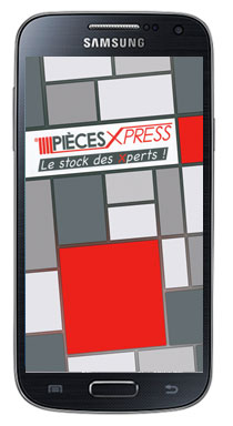 Application mobile Pièces Express
