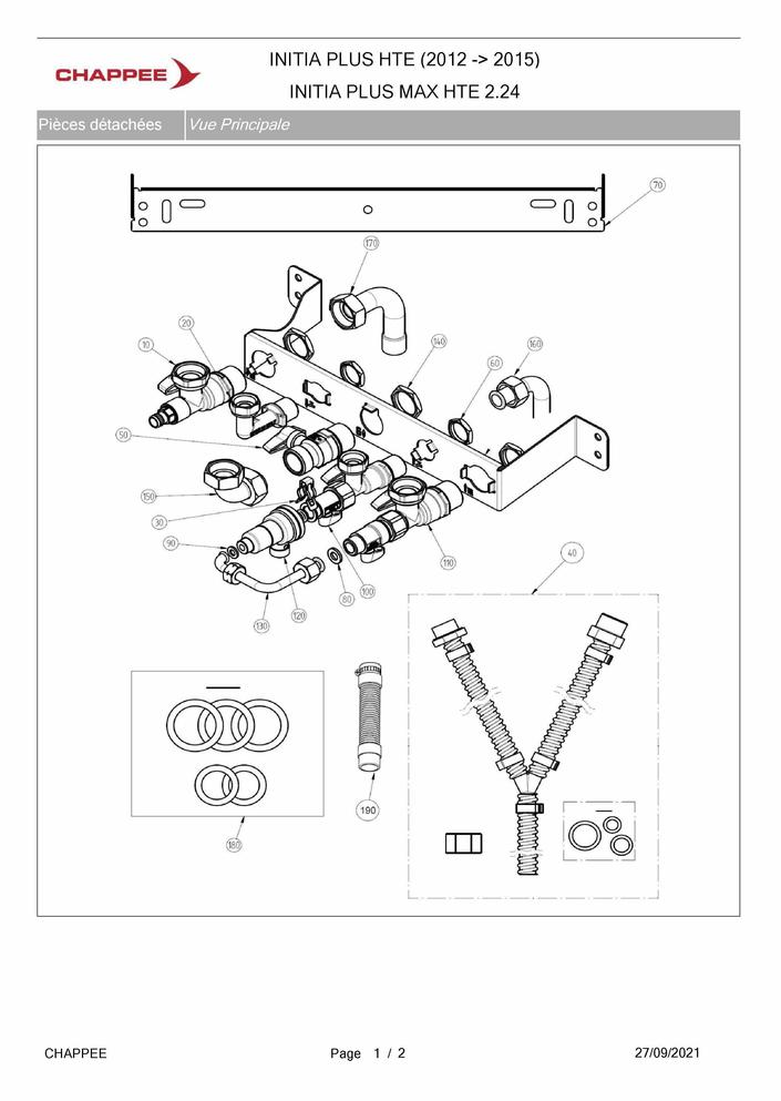 Pièces détachées Chaudière Chappee INITIA PLUS MAX HTE 2.24 Pièces — free download