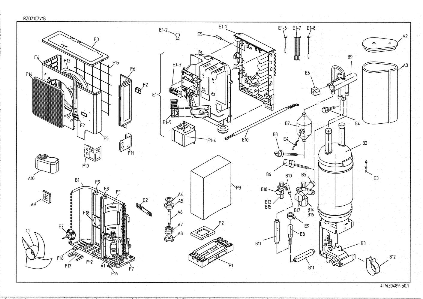 Bouchon vanne d'arrêt 045432J Daikin