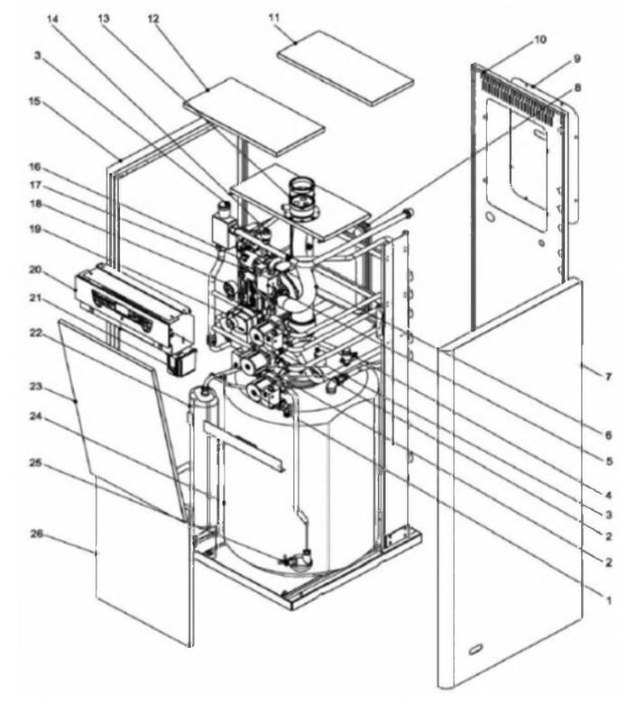 Pièces détachées Chaudière Domusa EVOLTUTION GAS DXDXM Pièces Express — free download