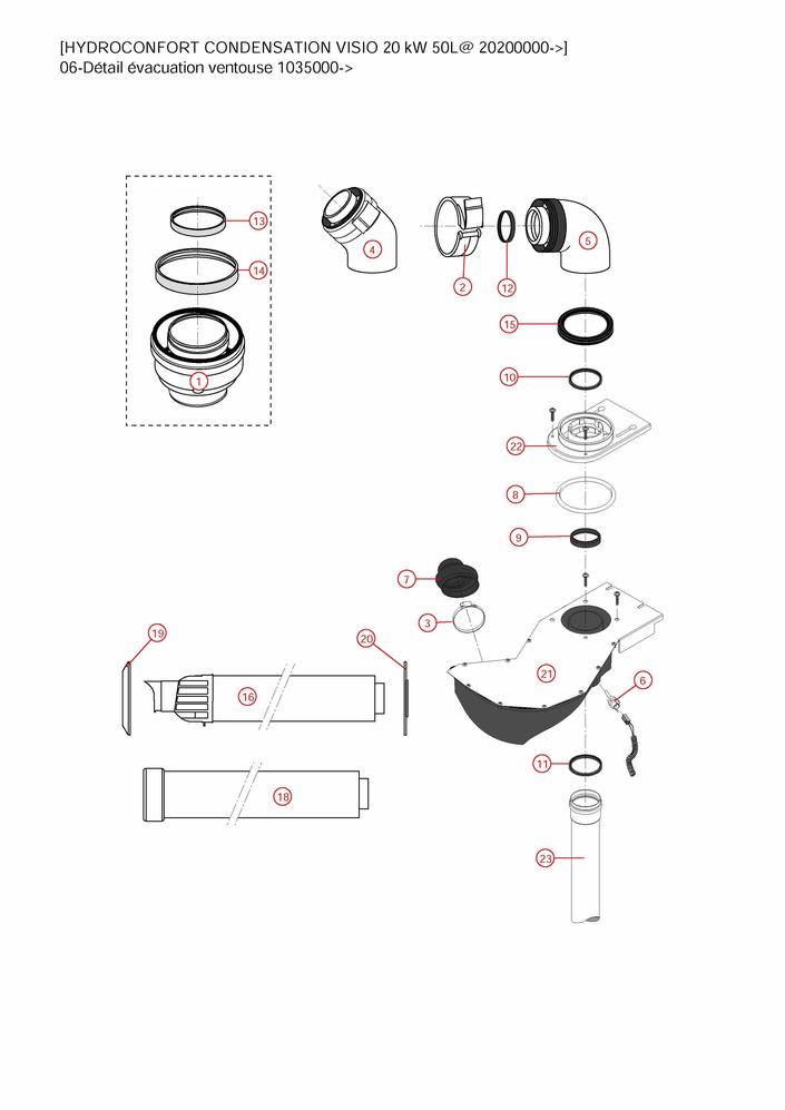 Notice Frisquet Hydroconfort Condensation Visio 20Kw 50L