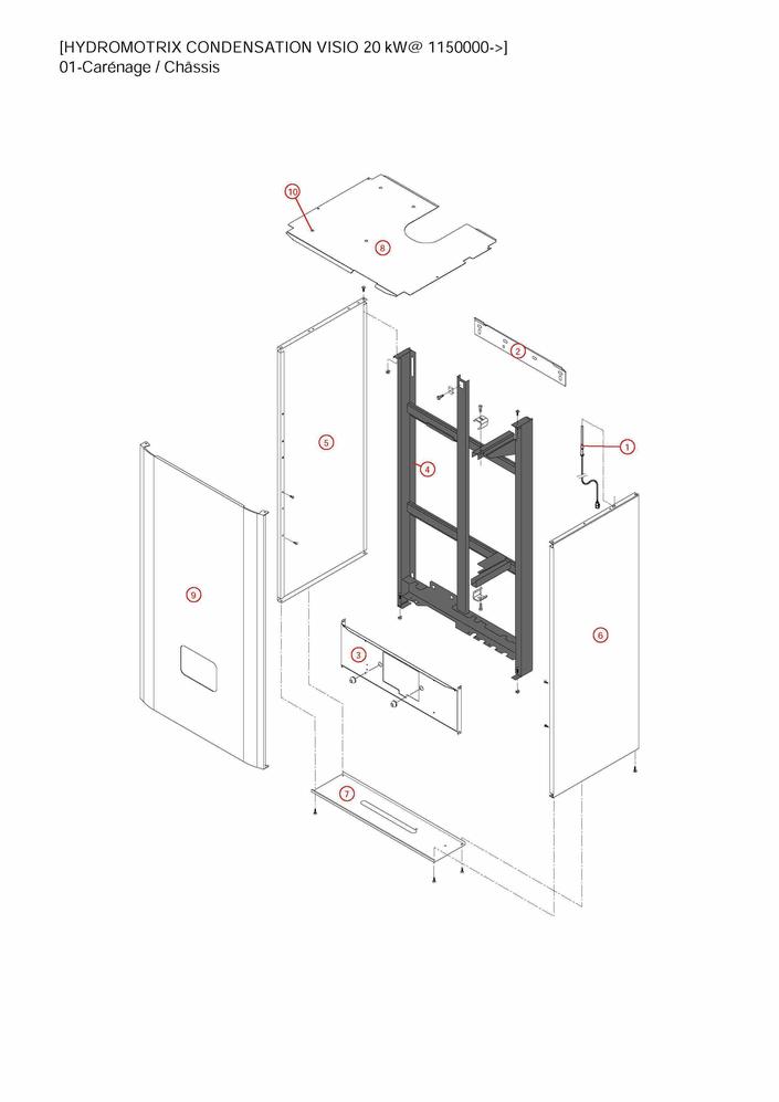 Notice Frisquet Hydroconfort Condensation Visio 20kw 50l