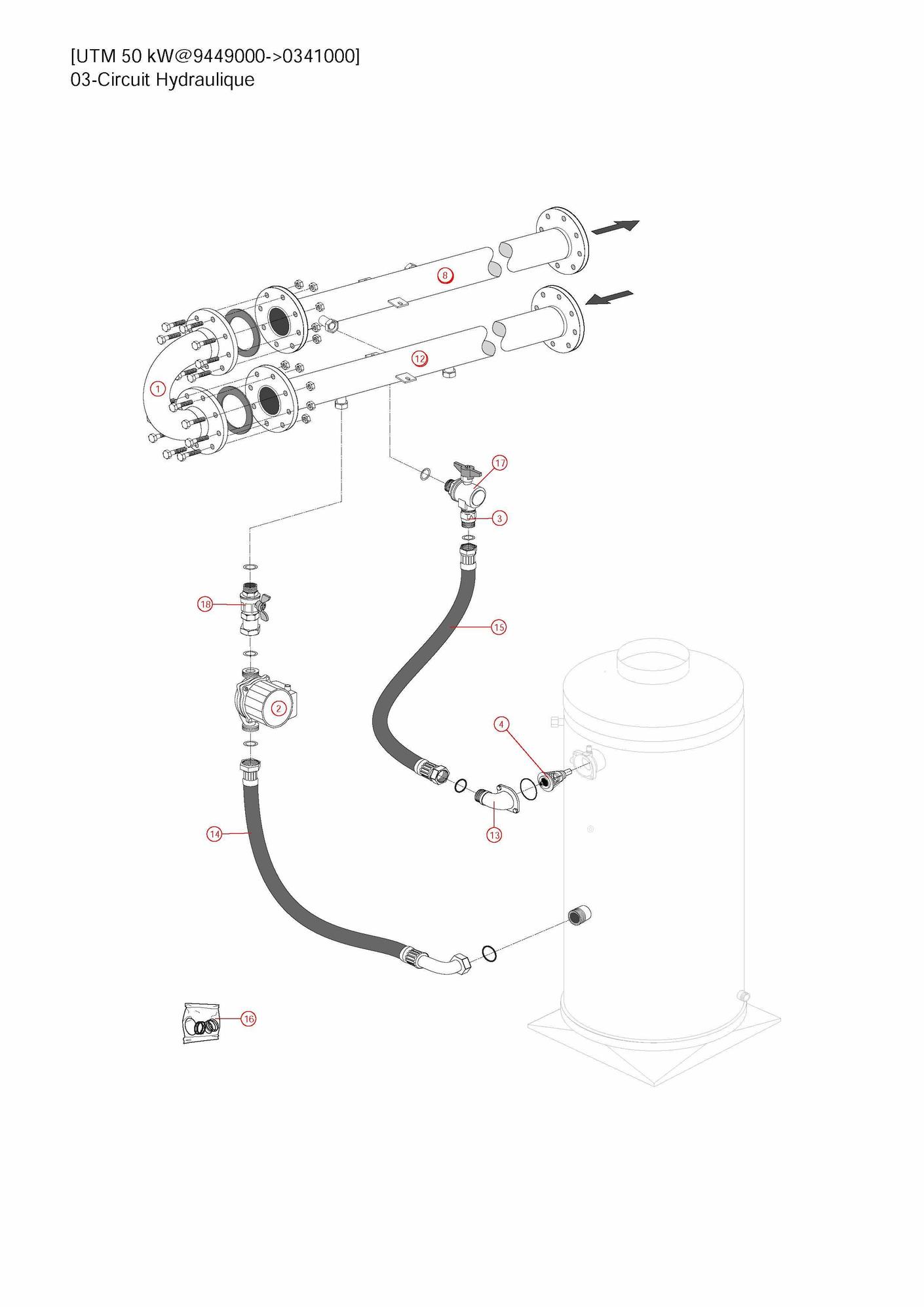 Boitier controle sauf ventouse 94-2000 Frisquet F3AA40364