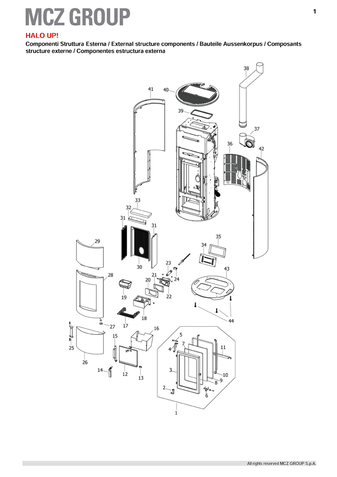 MCZ Bougie 315 Watt HALO 41451308101