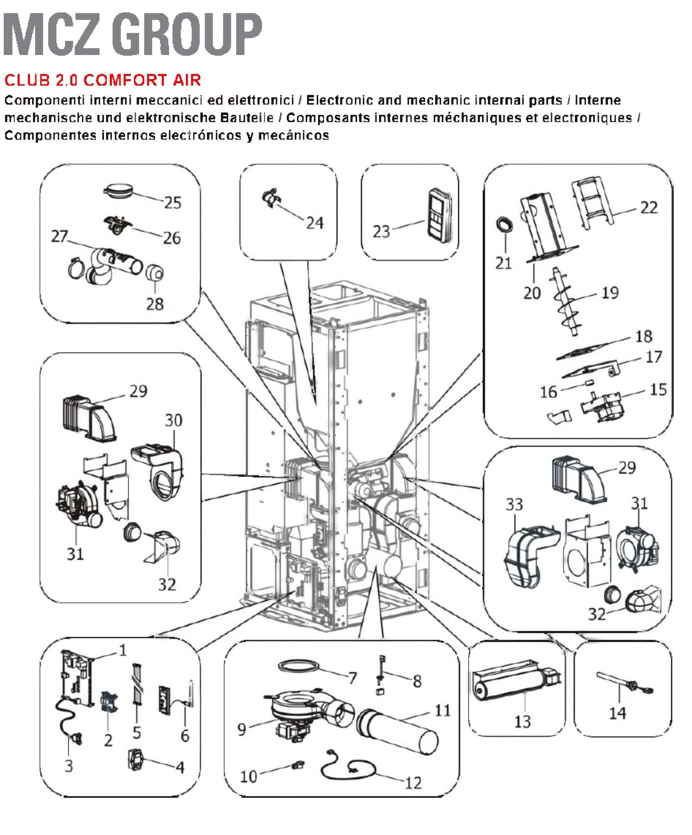 41801601400 JOINT COUVERCLE RÉSERVOIR PELLET