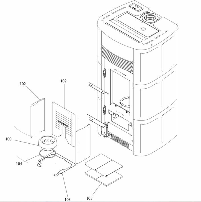 Pièces détachées Poêle Palazzetti ANNA US 9KW 1V Pièces Express — free download