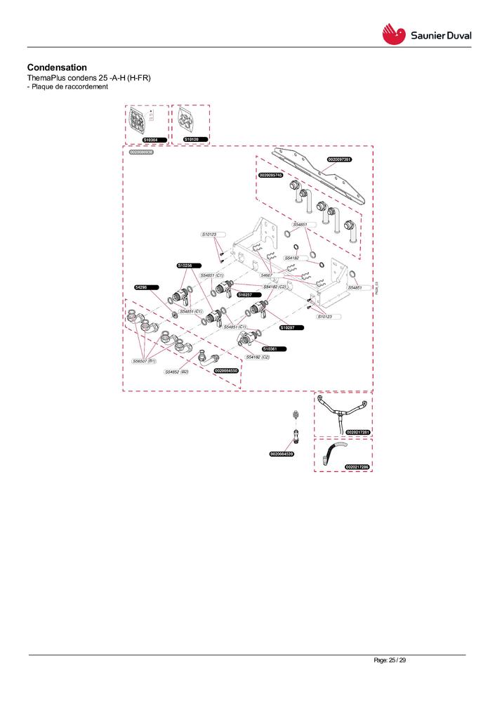 Saunier Duval Themaplus Condens F25 Fiche Technique