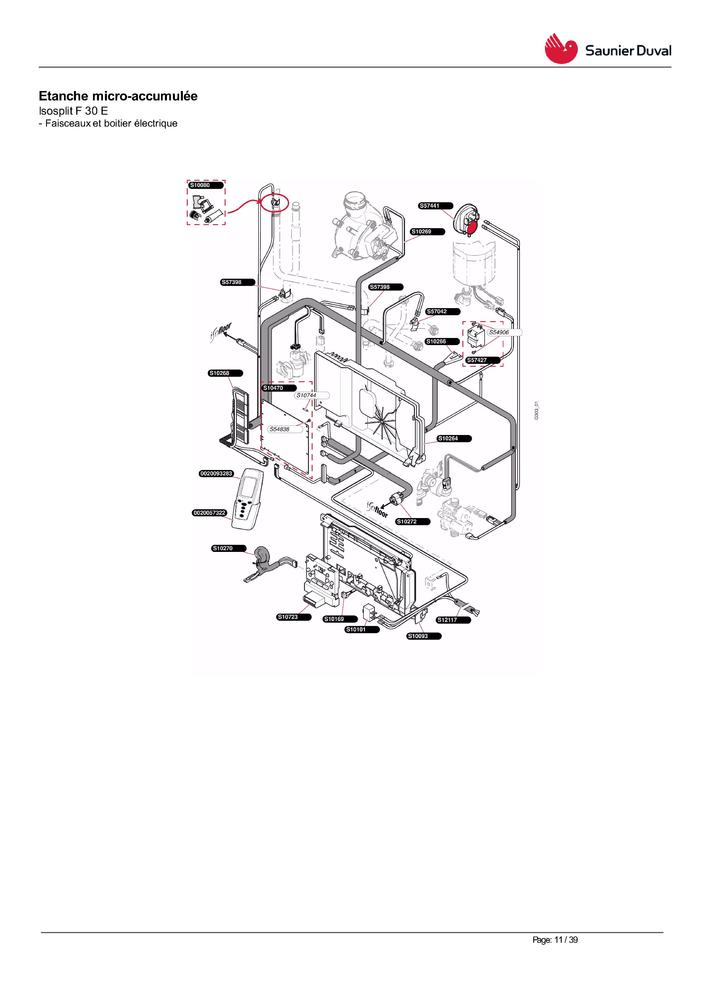 Électrode D'allumage Saunier Duval S1221000 – Pièce Neuve D'origine