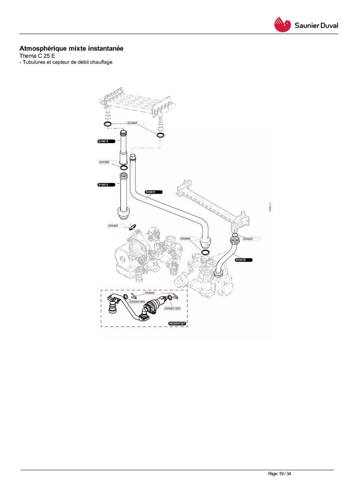 Pièces détachées Chaudière Saunier Duval Thema C 25 E (2005 2015 — free download