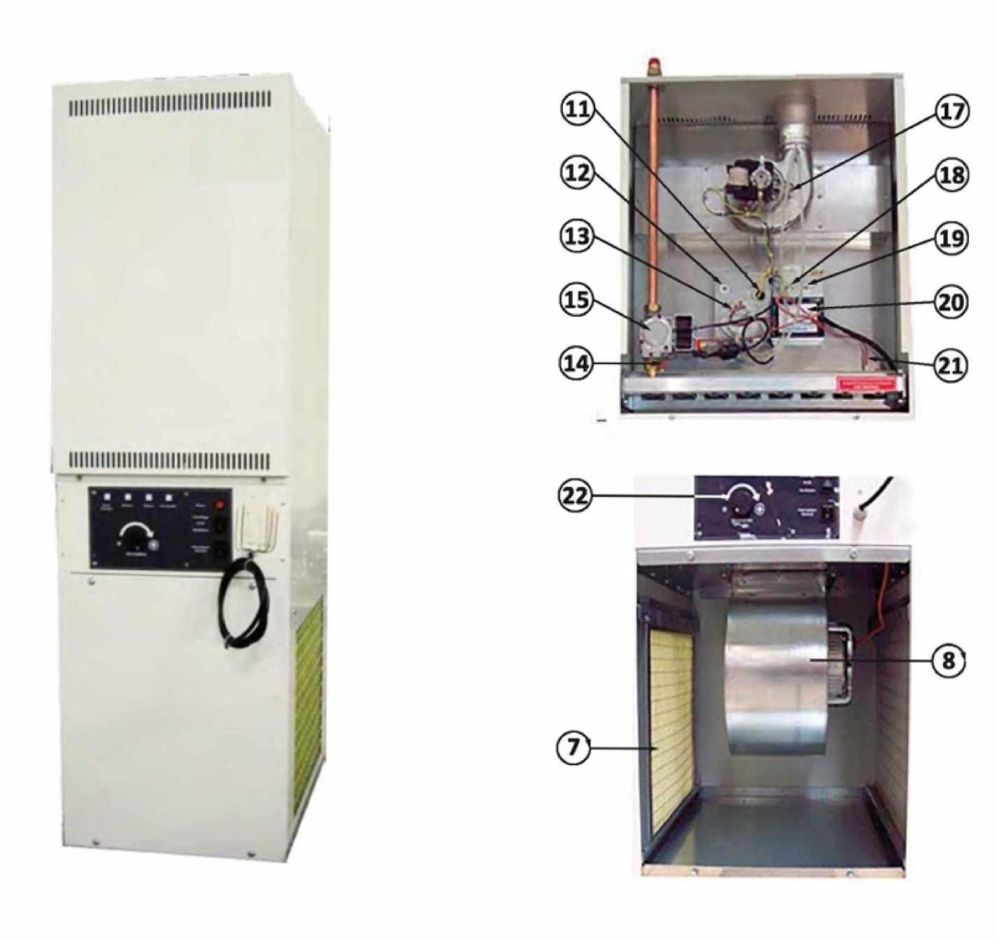 Generateur air chaud gaz