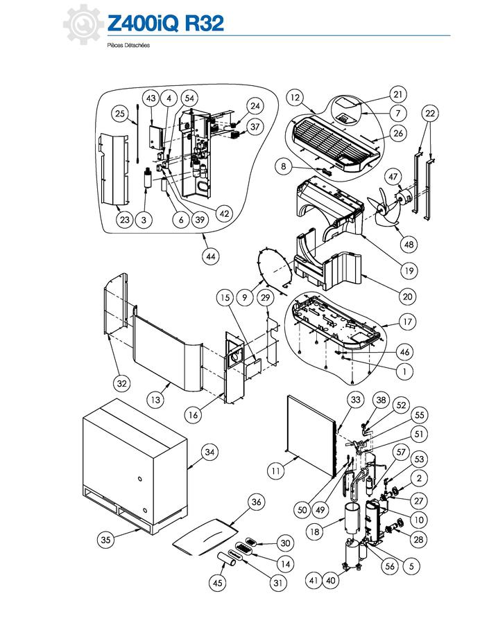 Pièces détachées Pompe à chaleur Zodiac Z400 iQ R32 (MD4) (042021 — free download
