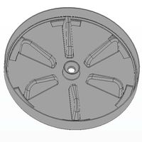 Calotte inferieure grise comfort Acv 497B5022