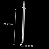 537DX029/ac electrode double l.215mm Acv 537DX029