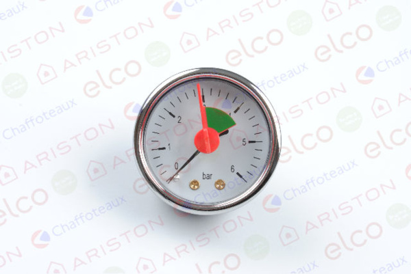 Manometre 0-6 bars d:50 3/8" Ariston 12037055