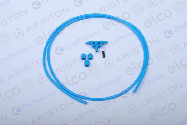 Tube rilsan bleu d2/4 l:500+t+bouchon Cuenod 13013318