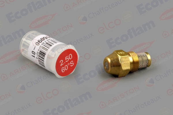 Gicleur dan 2,50 gph 60° s Cuenod 13016090-01