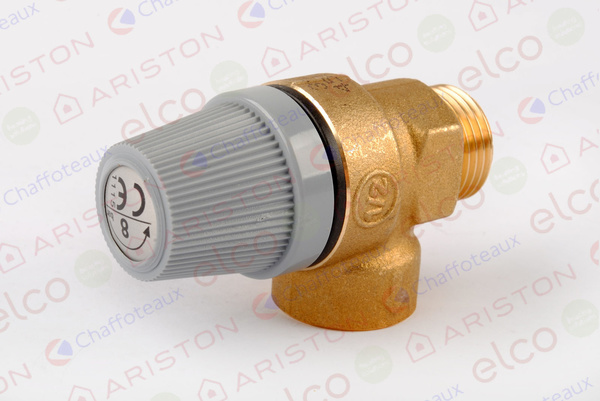 Valve de securite 8 bar Ariston 569377