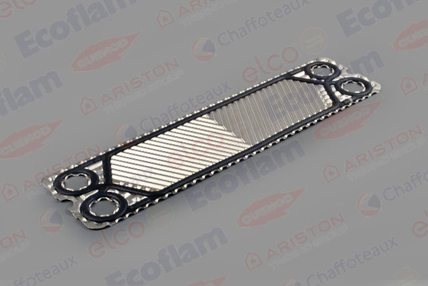 Plaque inox bati fixe 12.5x50cm Ariston 61400997