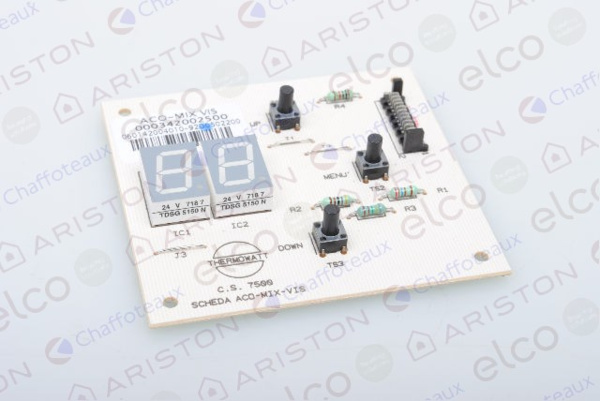 Circuit imprime d affichage Ariston 65103387