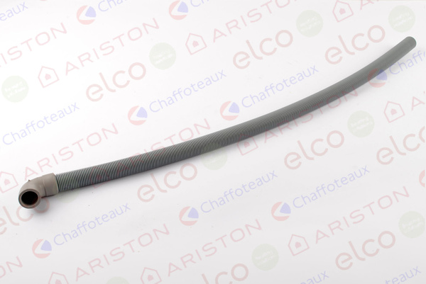 Tube pvc d:21 l:750 90° Ariston 65110103