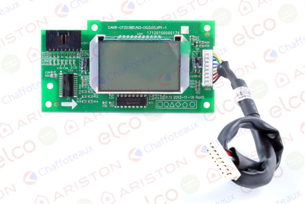 Circuit imprime d affichage Ariston 65114707