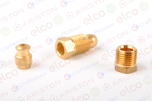 Kit raccord tube /valve gaz Ariston 990073