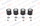 Kit pieds anti vibration (4) m8x40 Ariston 65117441