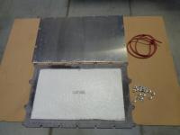 Tole avant corps de chauffe 7el De Dietrich S57722