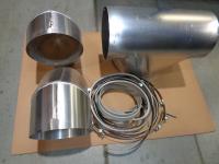 Kit raccordement fumee ( 2 coudes+1 te ) De Dietrich S59703