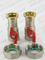 Pompset v dn 25 raccord 1 - 1 1/2 Afriso Eurojauge 4006206
