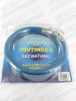 Flexible gaz nat TOUTINOX long 0.75m à vie Euroflex NI075KX35