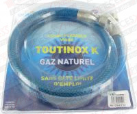 Flexible gaz nat TOUTINOX long 1.50m à vie Euroflex NI150KX35