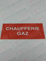 Etiquette Chaufferie Gaz Coditherm 772087