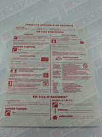 Etiquette Consigne Incendie (Panneau) Coditherm CZ17