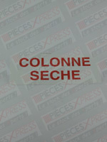 Etiquette Colonne Seche Coditherm CZ47