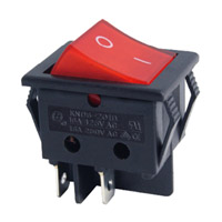 Interrupteur à bascule lumineux rouge 16 Generic F037R