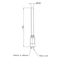 Bougie Ø9,52mm 230w 150mm Generic 14701043