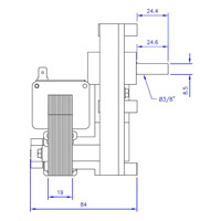 Motoréducteur série T3 pour poêles à pellets, al Generic 14702001