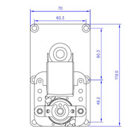 Motoréducteur série T3 pour poêles à pellets, al Generic 14702001