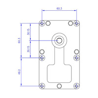 Motoréducteur T3 2RPM tôles 25mm Ø8,5mm Generic 14702004