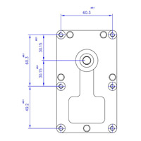 Motoréducteur T3 1,3RPM toles 25mm Ø9,5mm Generic 14702007