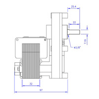 Motoréducteur série T3 pour poêles à pellets, al Generic 14702008