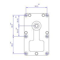 Motoréducteur T3 1RPM toles 19mm Ø9,5mm Generic 14702011