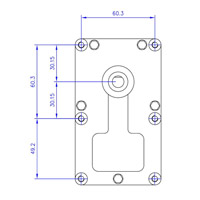 Motoréducteur T3 2RPM toles 32mm Ø9,5mm Generic 14702014