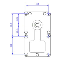 Motoréducteur T3 3RPM toles 32mm Ø8,5mm Generic 14702016