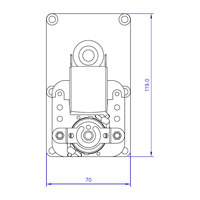 Motoreducteur 4rpm toles f.32mm c/encode Generic 14702017