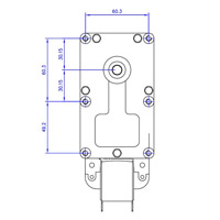 Motoréducteur T3 3RPM tôles 32mm Ø8,5mm avec encodeur Generic 14702019