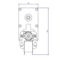 Motoréducteur T3 3RPM tôles 32mm Ø8,5mm avec encodeur Generic 14702019