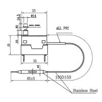Thermostat capillaire avec redémarrage manuel 90-110°c Generic 14704001