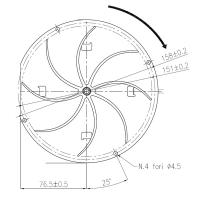 Extracteur Fandis VFC2C23 vent. H=31mm Generic 14706008